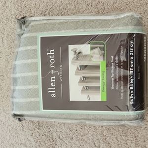 Allen and Roth Energy Saving Grommet Top Blackout Panel Curtain